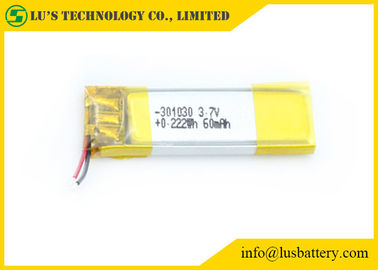 der Lithium-Polymer-Batterie LP301030 3.7V 60mah wieder aufladbare kleine Lithium-Ionen-Batterie für Elektronik-Produkte