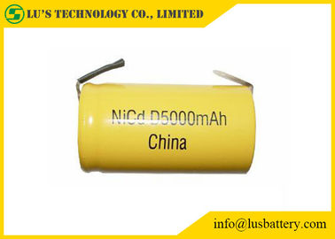 Akku der hohe Kapazitäts-Nickel-Cadmiumbatterie-Größen-D 5000mah