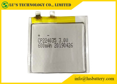 Lithium-Batterie CP224035 CP224035 600mah 3,0 V für Warnungssystem