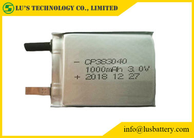 Batterie 3.0V 1000mAh CP383040 Limno2 verdünnen Batterie