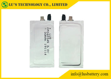 Primärsuper dünne Batterien Lithium-Batterie CP042345 3V 30mAh für Kreditkarte