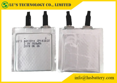 Lithium-Mangan-Batterie-flexible dünne Batterie CP142828 3v 150mah für medizinisches Gerät