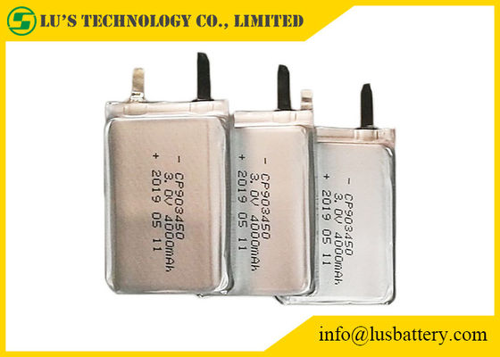 Des Rauch-CP903450 dünne Zelle System-ultra dünne der Batterie-3V 4000mAh ultra
