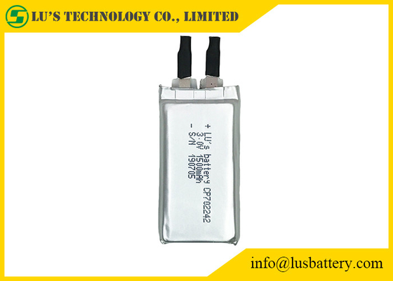 3.0v 1500mah nehmen ultra flexibles nicht wiederaufladbares Batterie-Li-MnO2 CP702242 RFID ab