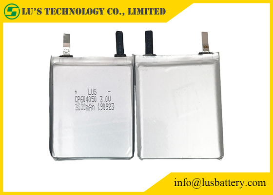 dünne Batterie nicht wiederaufladbares CP604050 3.0V 3000mAh LiMnO2 ultra für RFID