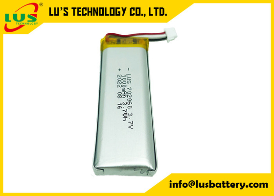 Polymer-Batterie 3.7V 1000mAh des Lithium-LP702060 für technischen Daten-Schirm 1AH