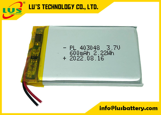 LP403048 Li-Polymer-Akku 3,7 V 600 mAh Li-Ionen-Akku für Smart Device