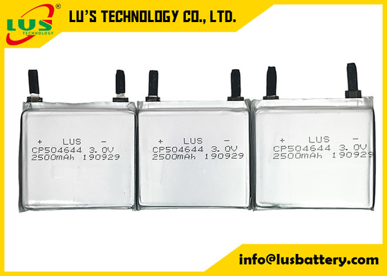 Ultra dünne LiMnO2 leichte Lithium-Batterie 3V 2500mah CP504644