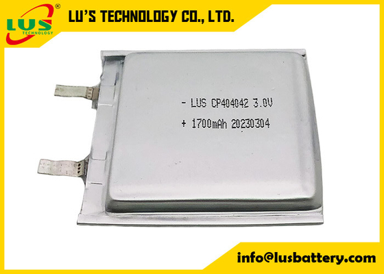 3V Lithiumbatterie Ultra Slim Batteries 1700mAh CP404040 Lithium-Metallbatteriezelle in weichen Packungen