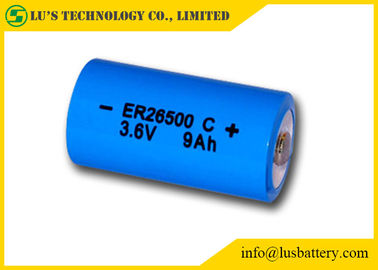 Primär-Lithium-Batterie C Batteires ER26500 sortieren 3,6 Batterie v-Lithium-Batterie-9000mAh 3.6v