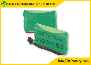 Kundengebundener Batterien AAA der Farbenimh Telefon-Batterie 3,6 V 800mah nimh Batteriesatz wieder aufladbarer