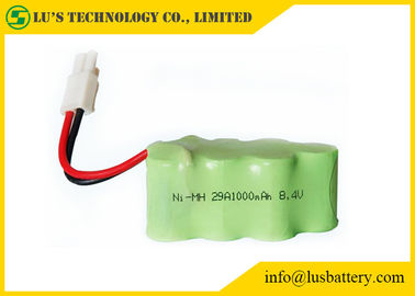 Kundengebundene Drähte des Farbe1,2 V Akku-8.4V 1000mah/Verbindungsstück-Anschlüsse