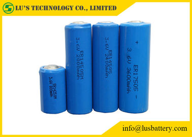 Lithium-Batterie-Blau-Farbe der Zylinder-Form-Lithium-Thionylchlorid-Batterie-3.6V