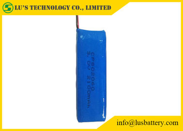 Kundengebundene 3V 2100mAh Limno2 Folienbatterie des Batterie-Satz-CP802060 dünn