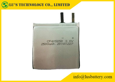 Dünne LiMnO2 Batterie CP405050 2400mAh 2500mAh 3v verdünnen Zelle