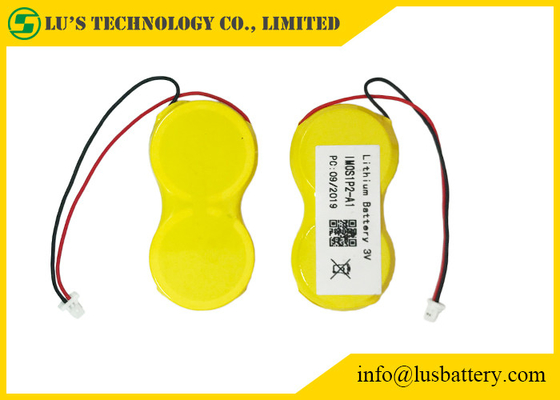 Kundengebundene Anschluss-Lithium-Knopf-Zelle 3V CR2450 2P 1200mah für RFID-Aufkleber