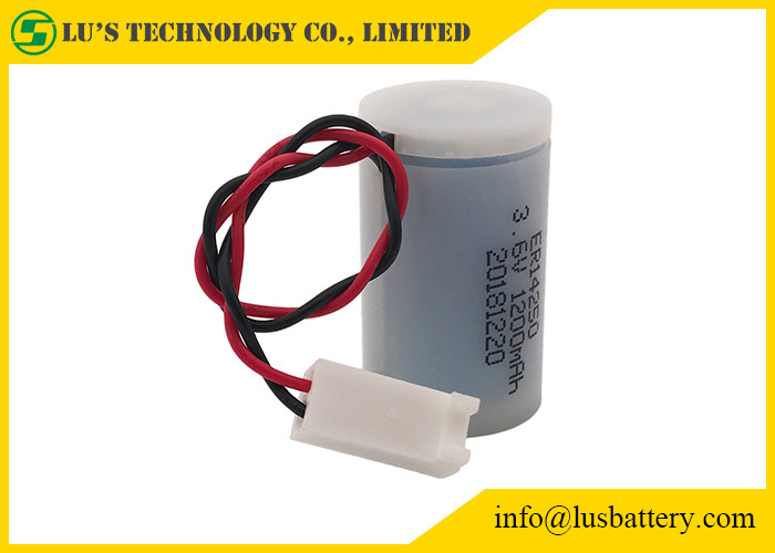Größe ER14250 3,6 V 1200mah lisocl2 der Batterien 1/2AA batteirs mit Kunststoffkoffer für das Messen