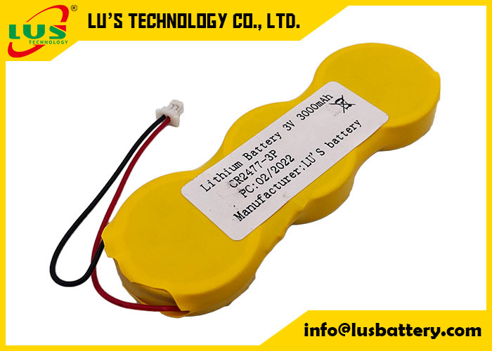 Knopf-Zellbatterie-Satz CR2477 des Münzen-Zellbatterie-Satz-3000mah 3,0 Volt-Lithium-Batterie