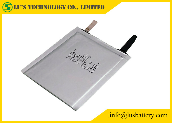 Lithium-Mangan-Batterie 3.0v 200mah CP084248 der flexiblen Verpackung für aufspürbaren intelligenten Aufkleber
