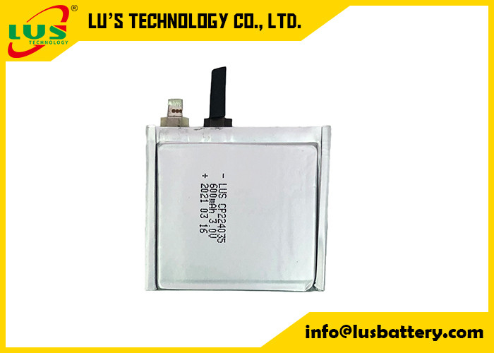 Flache Beutel-Zellhybride Batterie LiMnO2 der Lithium-Batterie-CP224035 für das Nennen von Lacator