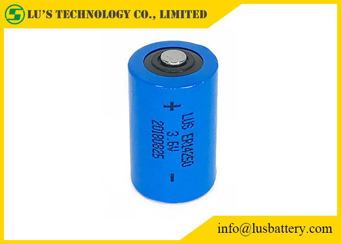 Nicht wiederaufladbarer ER14250 Batterie-Satz der Lithium-Batterie-3,6 V 1/2 AA der Größen-1200mAh Lisocl2