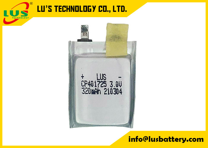 Lithium-Polymer-Batterie der GPS-Beutel-der Zellenlimno2 Batterie-3.0V CP401725 für PWB-Montage