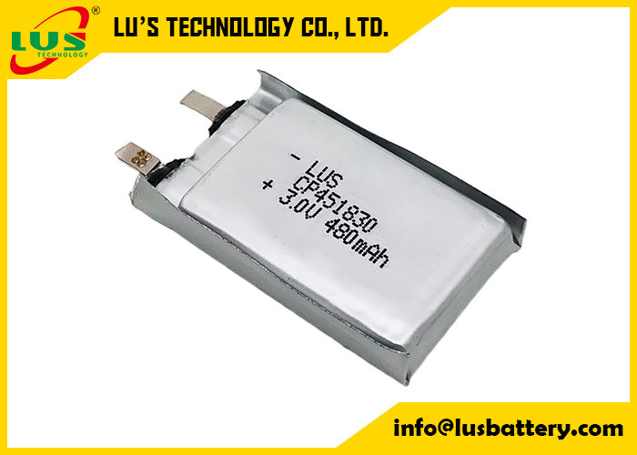 Polymerbatterie 451830 Batterie CP451830 3v Li-MnO2 nicht wiederaufladbare für intelligente Fenster