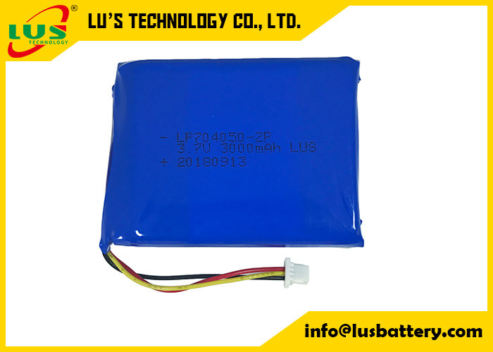 Batterie-Satz 3000mah PL704050-2P des Li-Polymer-1600mAh 3.7V Lipo für Kabinett-Lichter