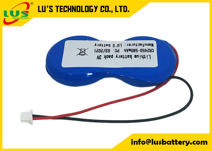 CR2450-2P 3V 1200mah Batterie-Art Lithium-Metallbatterien IMOS 1P2-A1