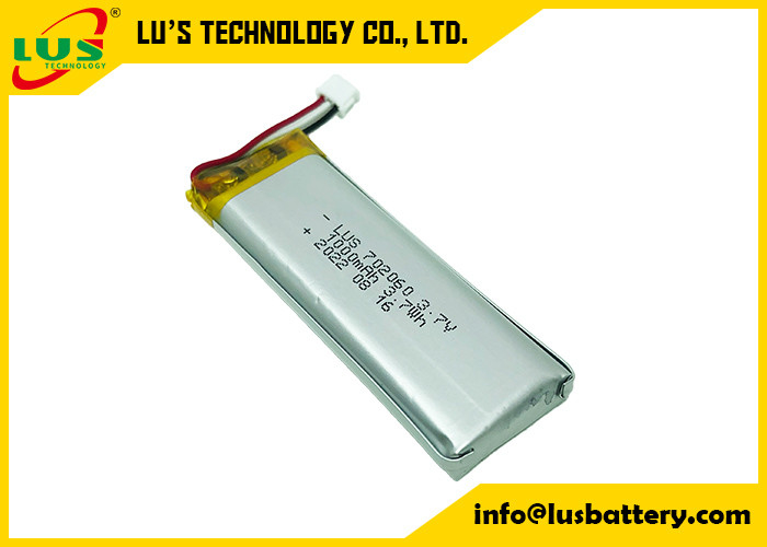 Lithium Ion Battery For Car Tracker Li Poly Batterys 3.7V LP702060 1000mah der hohen Temperatur