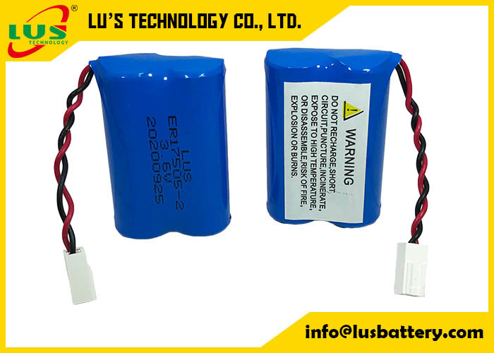 ER17505 3,6 V Lithium-Thionylchlorid-Batterie 6800 mAh Größe A Lithium-Batterie
