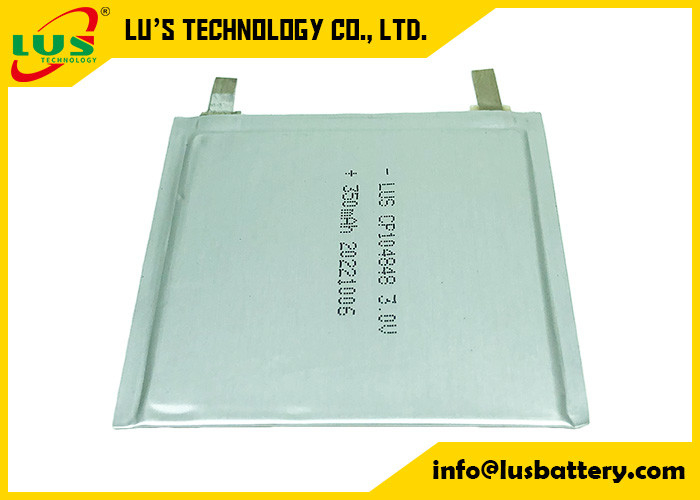 Leichte Primärflexible dünne Zelle CP104848 der Lithium-Batterie-3.0V für Zahlungssystem
