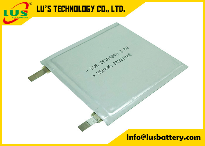 Leichte Primärflexible dünne Zelle CP104848 der Lithium-Batterie-3.0V für Zahlungssystem
