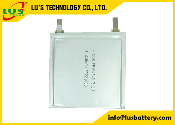 Leichte Primärflexible dünne Zelle CP104848 der Lithium-Batterie-3.0V für Zahlungssystem
