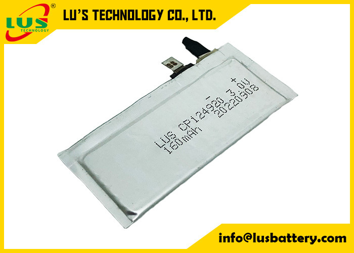 Flexibler 3V 160 Mah Super Thin Cell For Schutzhelm CP124920 LiMnO2 Lithium-Batterie-