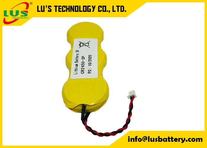 des Knopf-1800mah Münzen-Batterien Zellbatterie-des Satz-3P CR2450 3V für Elektronik-Aufkleber SES