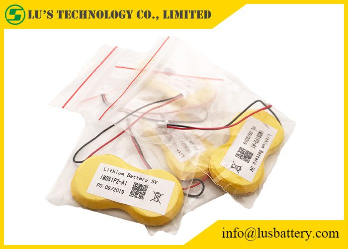 Lithium-Batterie 1200mah 3V IMOS 2P CR2450 mit 51021 E 35mm für digitale Beschilderung