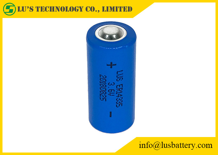 Lithium-Thionylchlorid-Zelle 2/3AA ER14335 der Lithium-3,6 V Batterie-1.65Ah für Rauchmelder