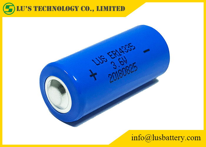 Lithium-Thionylchlorid-Zelle 2/3AA ER14335 der Lithium-3,6 V Batterie-1.65Ah für Rauchmelder
