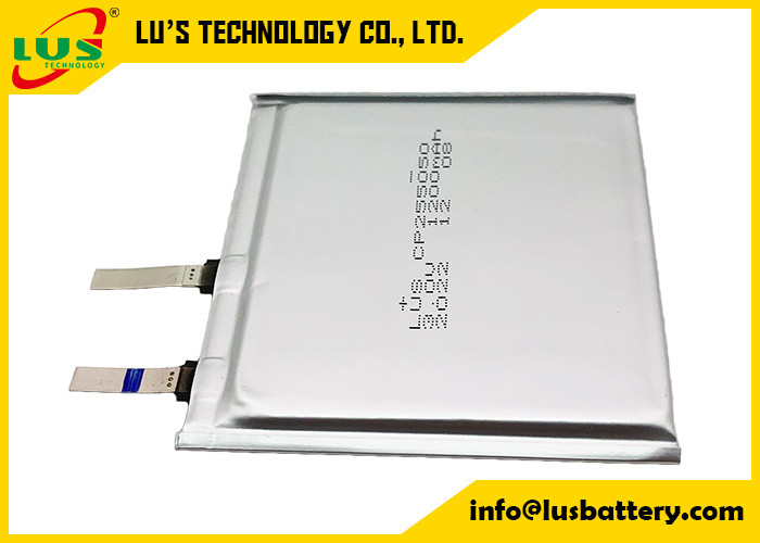CP255050 3.0V 1200mAh Batterie des Dünnfilm-Lithium-Batterie-Polymer-LiMnO2 für medizinische Geräte