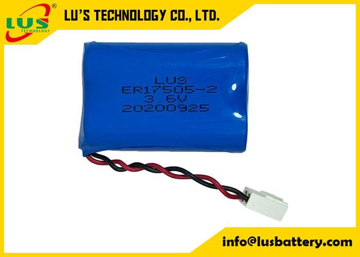 ER17505 3.6V 3.6Ah nicht wiederaufladbare Größe der Batterie-Lithium-Thionylchlorid-Zellena