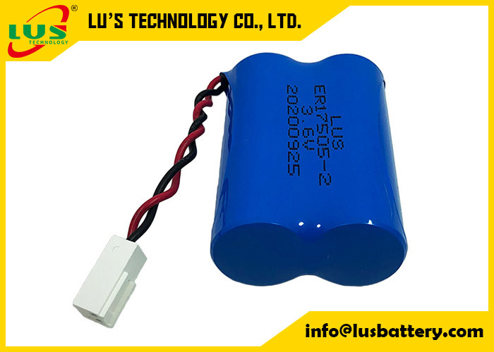 ER17505 3.6V 3.6Ah nicht wiederaufladbare Größe der Batterie-Lithium-Thionylchlorid-Zellena