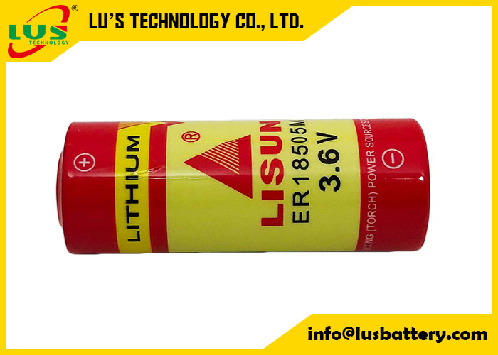 Gewundene Art Batterie ER18505M UHR-ER18505 der Primärlithium-batterie-3.6V 3600mAh Li SOCl2