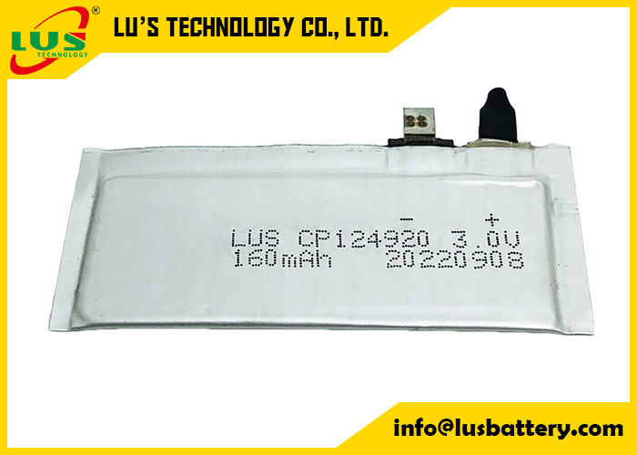 Satz-Li Mnos 2 CP144920 150mah 3v ultra dünne weiche Batterie-Lithium-Mangan-Dioxid-Batterie