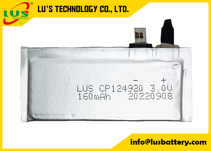 Satz-Li Mnos 2 CP144920 150mah 3v ultra dünne weiche Batterie-Lithium-Mangan-Dioxid-Batterie