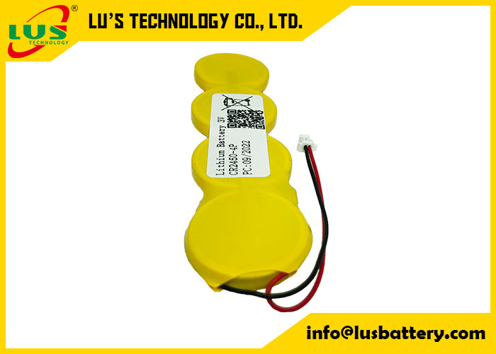 Lithium-Knopfzellen CR2450 2400mah 3v prägen Zellsatz für intelligente Umbauten