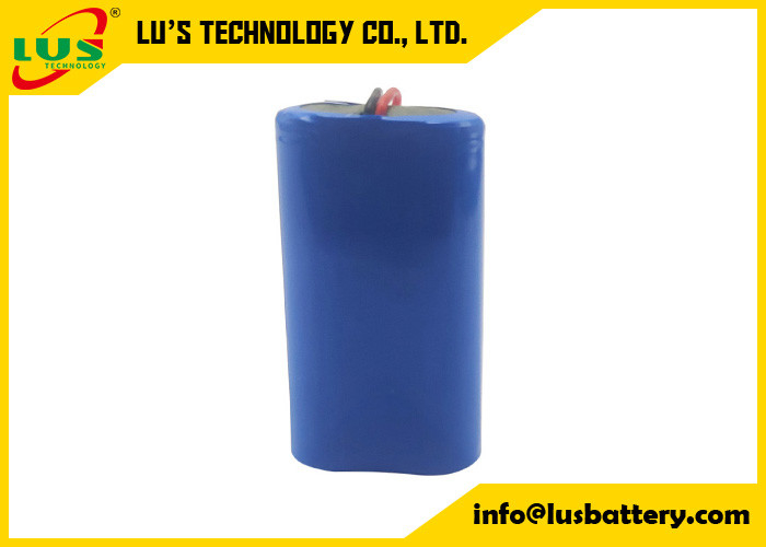 Eisen-Phosphatbatterie 6.4v 1.5ah des Lithium-18650 2S1P für Solar-LED-Beleuchtung