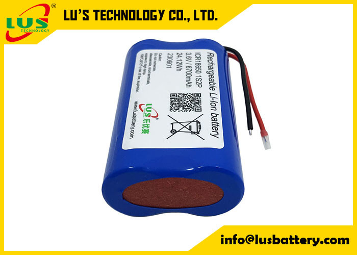 Lithium-Batterie-Satz 18650 der Lithium-Batterie-3.7v 18650 5200mah kundengerechter wieder aufladbarer 1S2P 3.7V 5200mAh