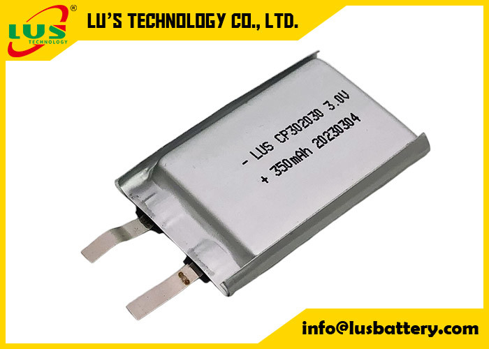 Beutel-Zelllithium-batterie-Ersatz der Lithium-Mangan-Dioxid-Batterie-Cp302030 für Münzen-Zelle 3v 350mah