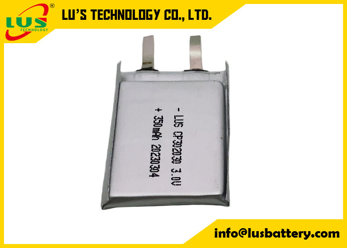 Beutel-Zelllithium-batterie-Ersatz der Lithium-Mangan-Dioxid-Batterie-Cp302030 für Münzen-Zelle 3v 350mah